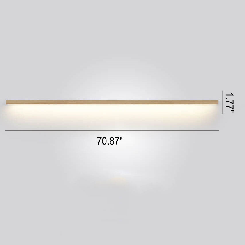 ZenBeam Japanische LED-Wandleuchte | Massivholzdesign | Modernes Akzentlicht