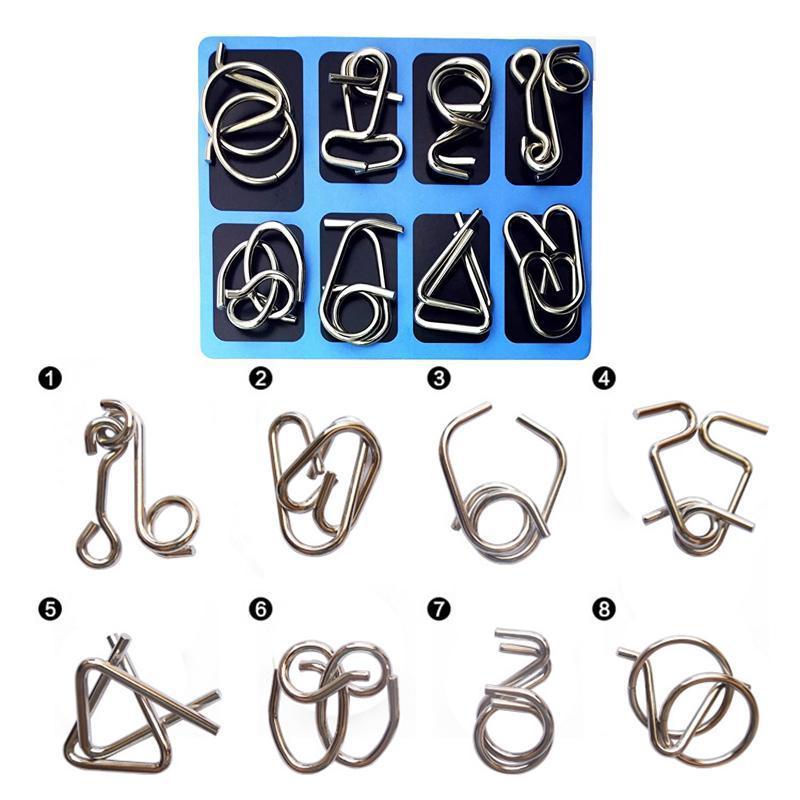 Metal Puzzle Toys Set (8 Teile) | Karnz