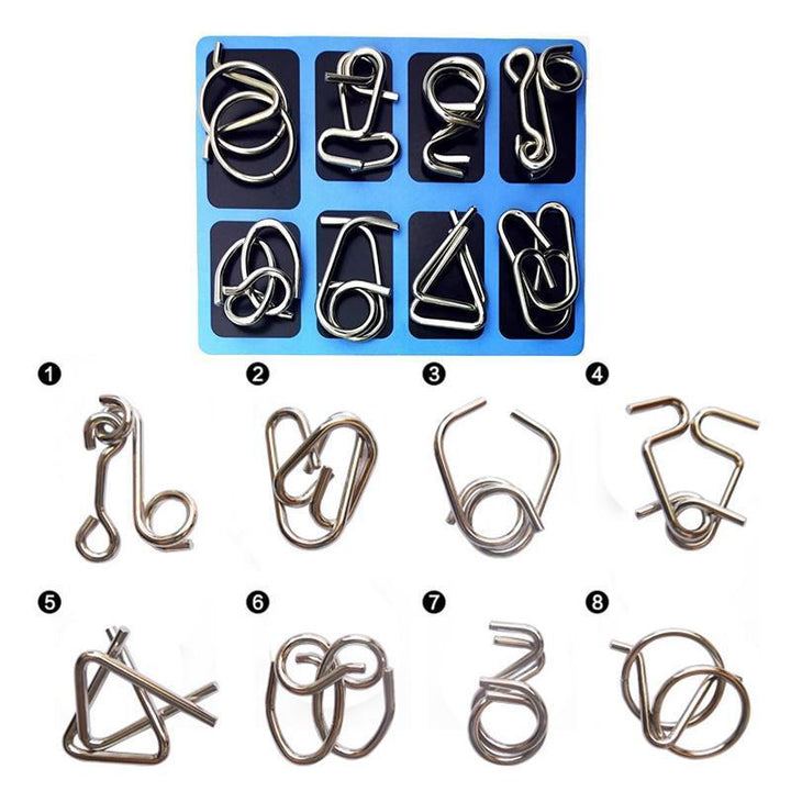 Metal Puzzle Toys Set (8 Teile) | Karnz