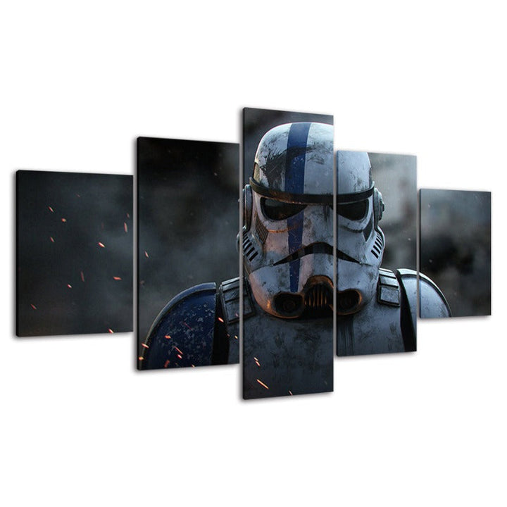 Stormtrooper Star Wars – 5-teiliges Leinwandbild – Hochauflösender Druck
