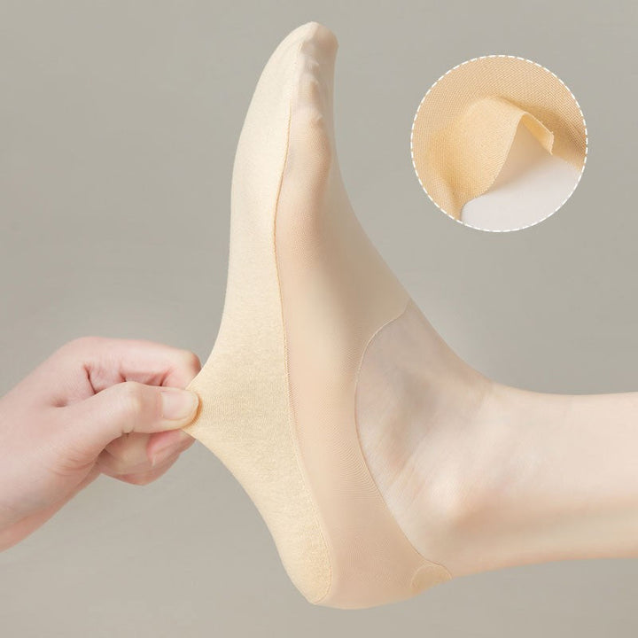 Atmungsaktive unsichtbare Eiskunstseide Socken | Karnz