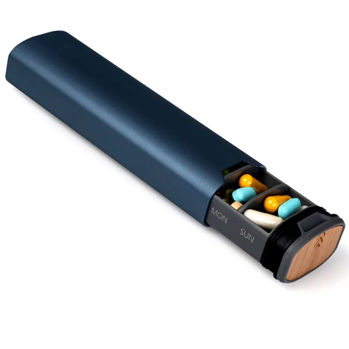 7-Tage Medikamente Organizer – Kompakte auslaufsichere Pillenbox für Zuhause und unterwegs | Karnz