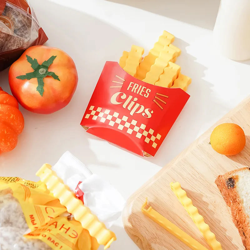 Lustige magnetische Pommes-Frites Lebensmittel Verschlussclip | Karnz