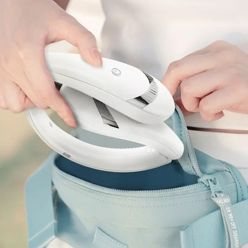 Wiederaufladbarer flügelloser tragbarer Halsventilator | Karnz