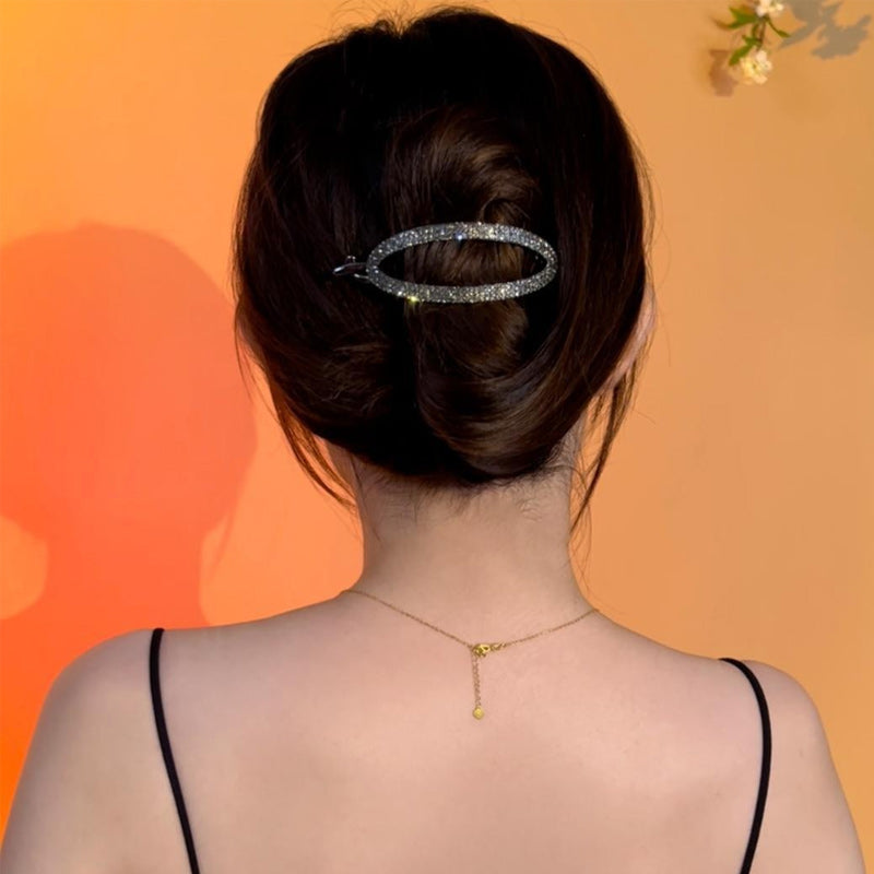 Funkelnde Kurvige Minimalistische Haarnadel | Karnz