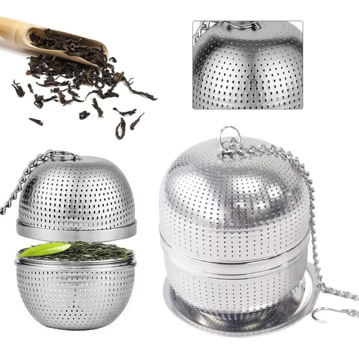 Gewürz- & Teefilterball Edelstahl Karnz