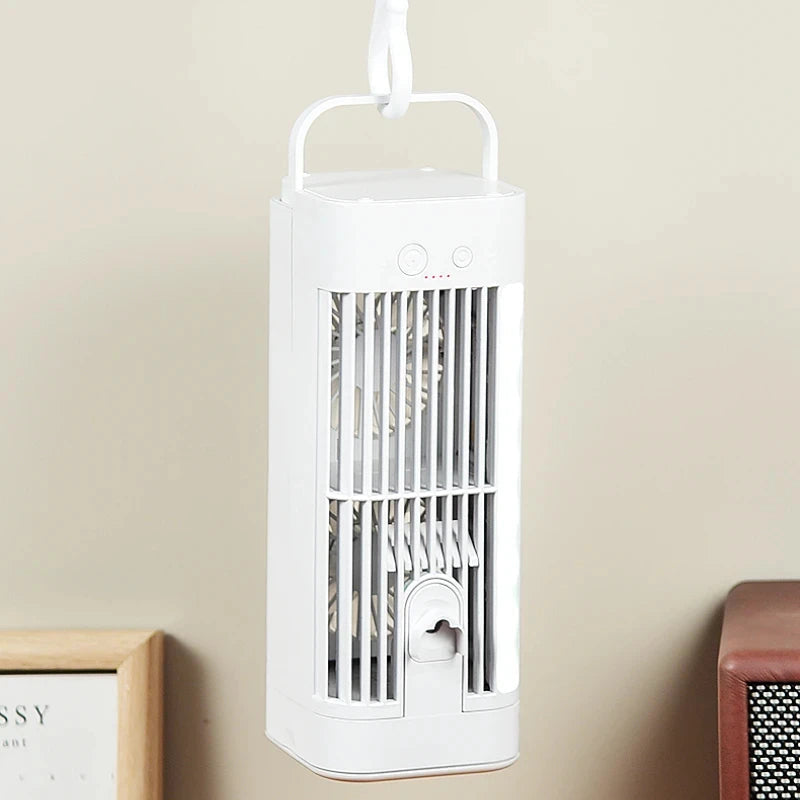 Mini tragbare Klimaanlage Tischventilator mit Sprühkühlung | Karnz