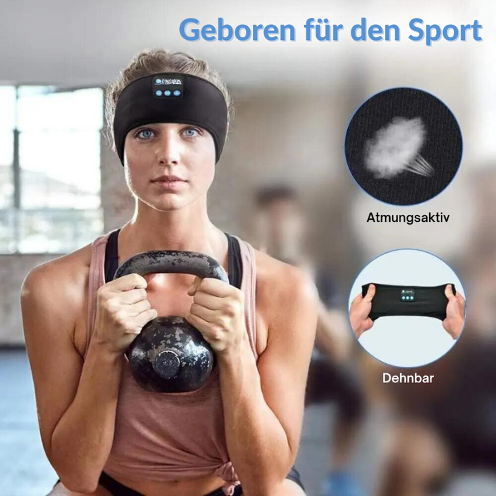 Sandsberg | Kabellose Bluetooth-Stirnband-Kopfhörer zum Schlafen