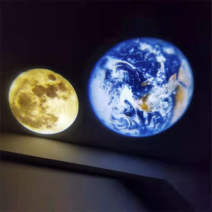 Mond-Erde-Projektion LED-Lampe