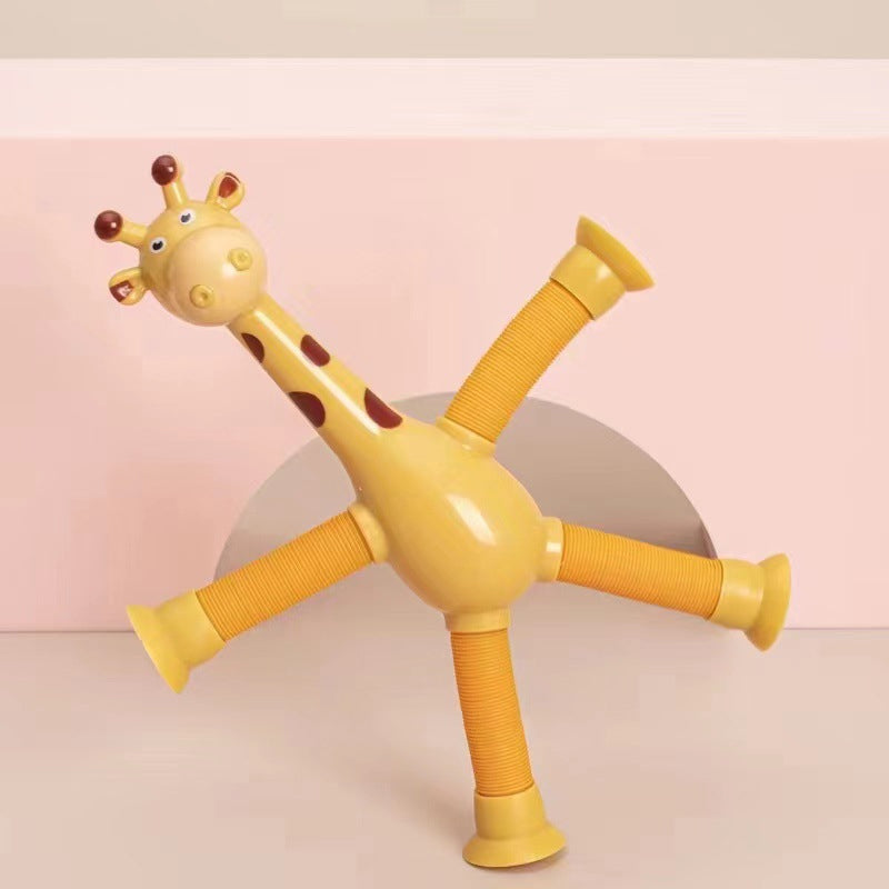 Teleskopische Saugnapf Giraffe Spielzeug | Karnz