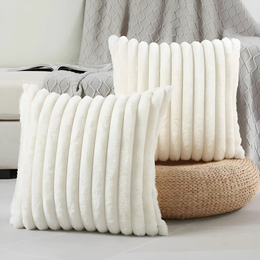 Weiches dekoratives Kissenbezug – gemütlich und komfortabel | Ideal für Sofa und Bett | Karnz