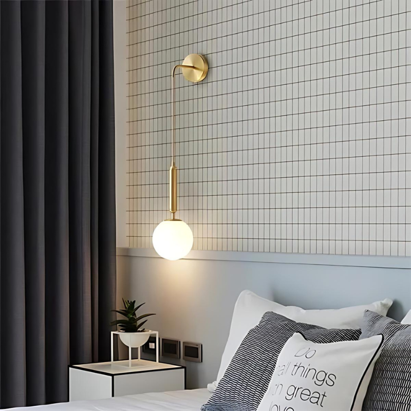 Moderne Glas Wandleuchte für stilvolle Wohnräume