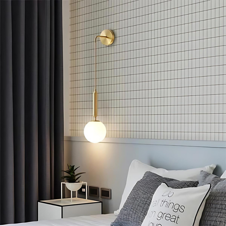 Moderne Glas Wandleuchte für stilvolle Wohnräume