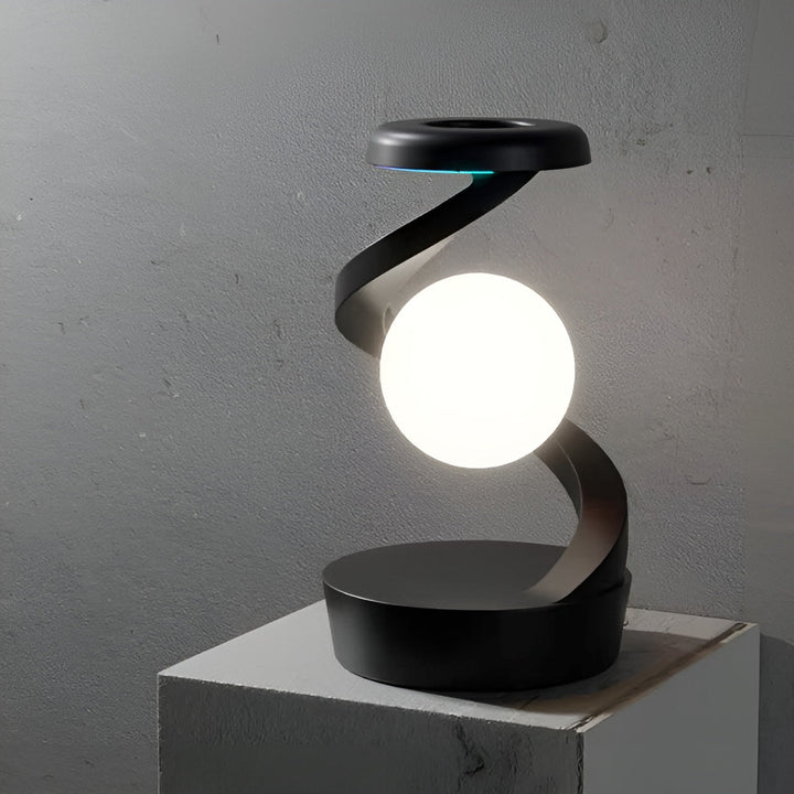 OrbitGlow Lampe - Stilvolles Licht mit kabellosem Laden | Karnz
