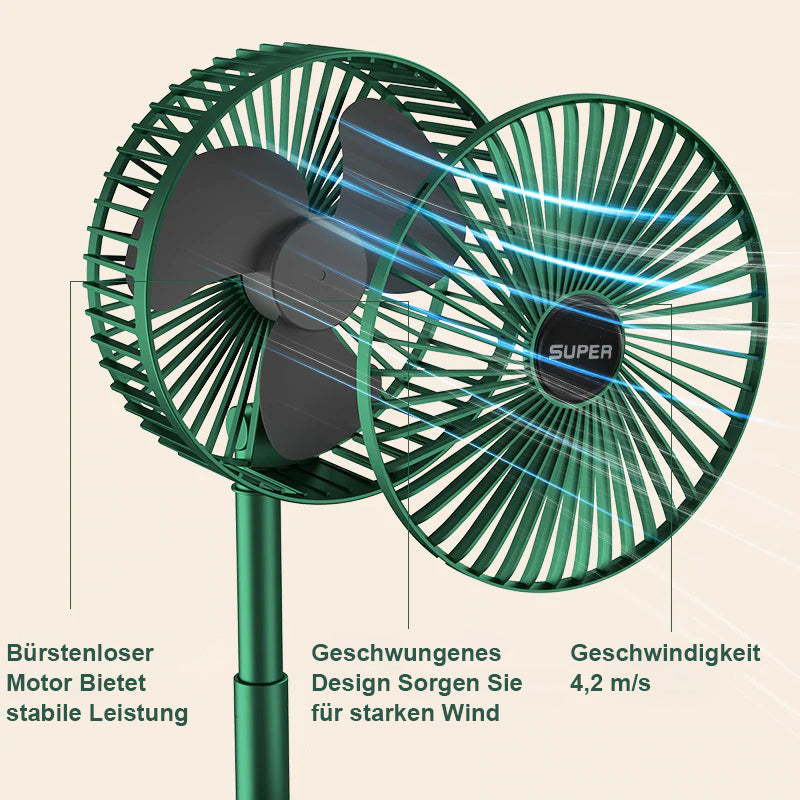 Tragbarer Mini Ventilator für Zuhause | Karnz