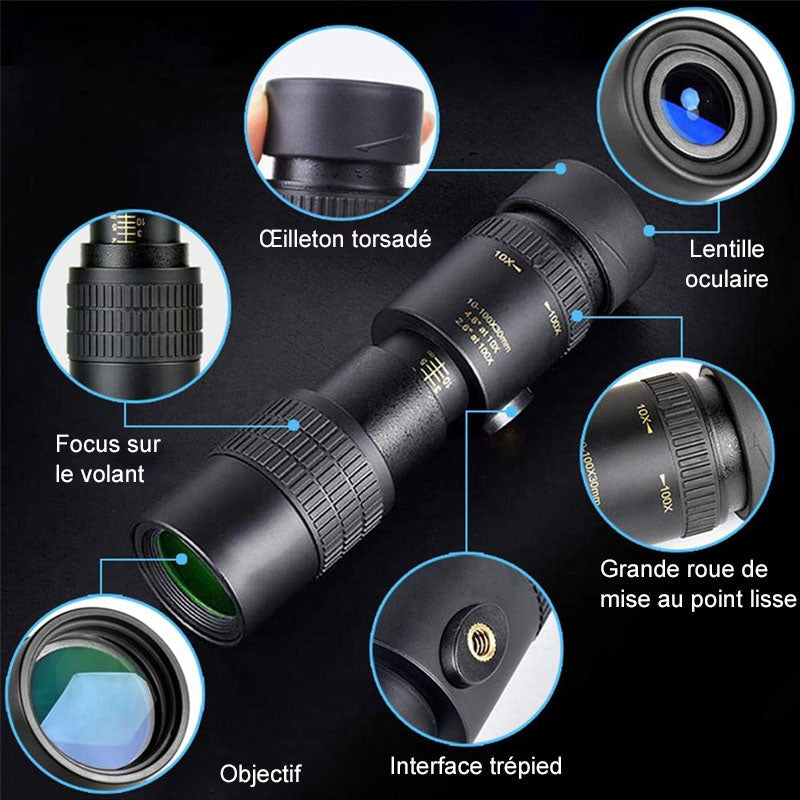 Super Telephoto Zoom Monokular Teleskop 4K | Karnz