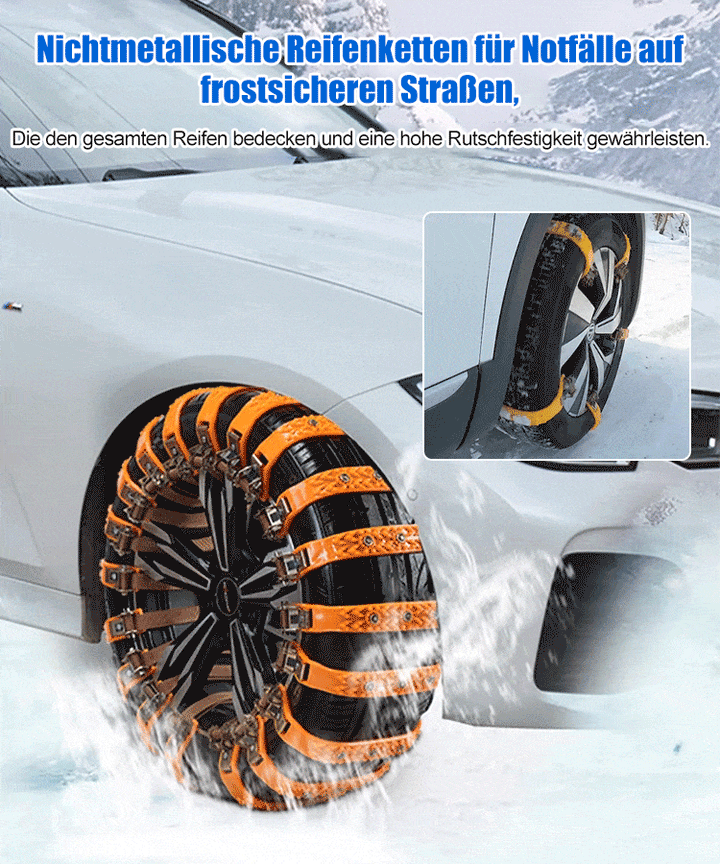 Rutschfeste Stahlkette | Ultimativer Autoschutz | Karnz