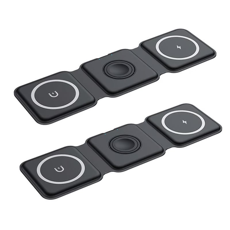 Neues faltbares 3-in-1-Wireless-Ladegerät