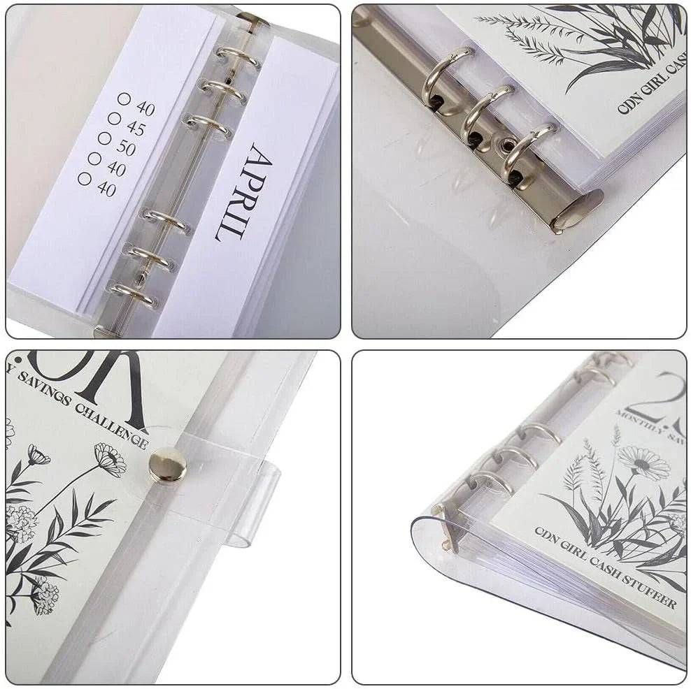 12-Monat Umschläge Geldspar-Challenge Binder | Karnz