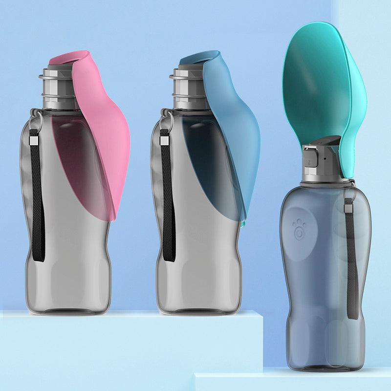 Tragbare 800 ml Hundewasserflasche. | Karnz