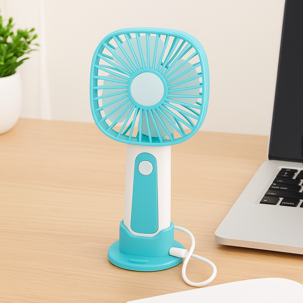 Mini Handheld Fan – 3-Geschwindigkeit USB Wiederaufladbar | Karnz