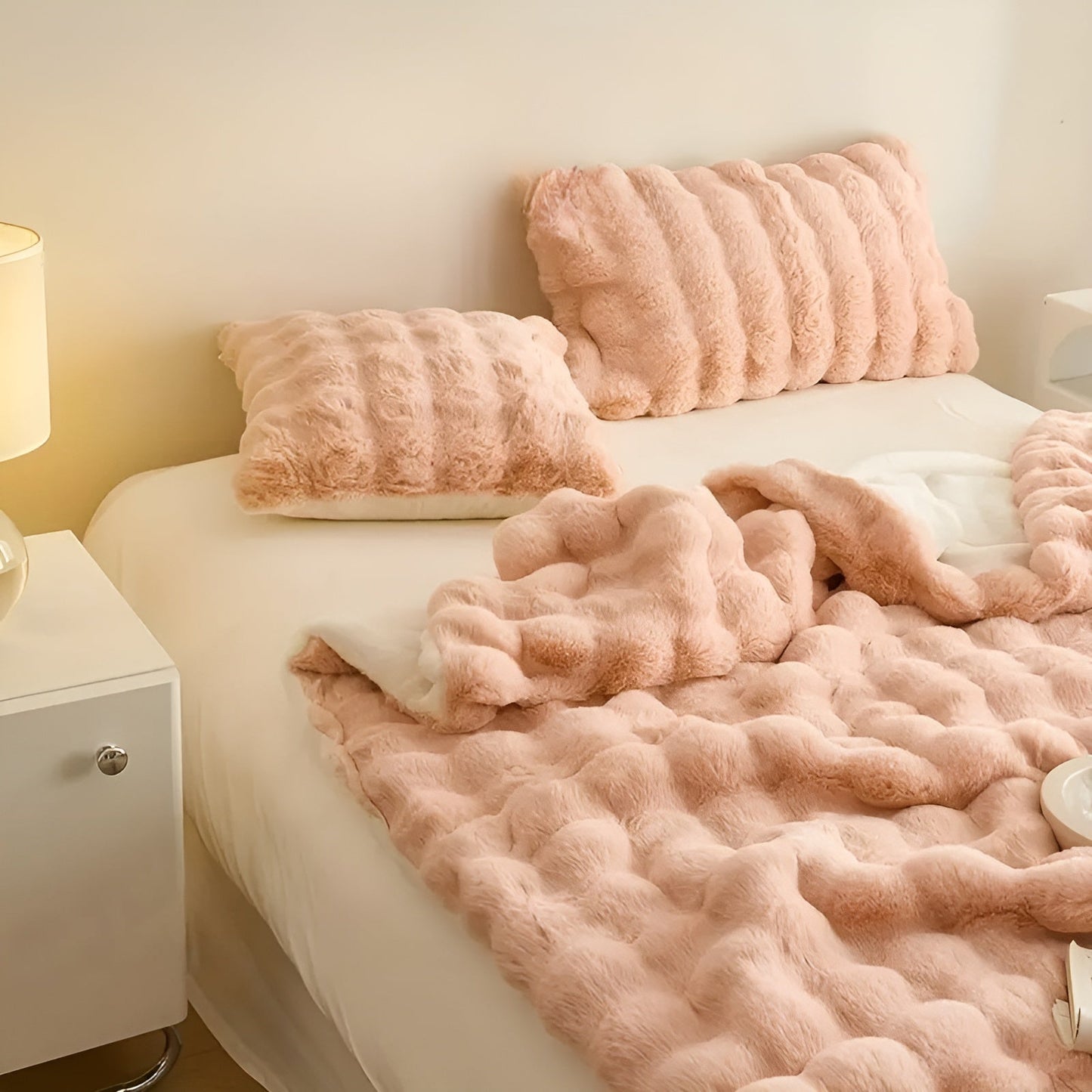 Fleece- und Fleece-Karnzanket – Extra weich und warm | Perfekt für Sofa und Schlafzimmer