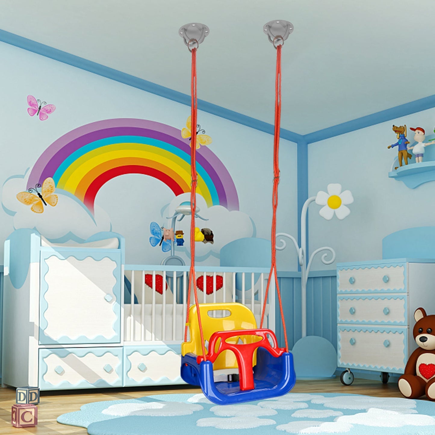 Kinderschaukel Babyschaukel 3 in 1 | Karnz