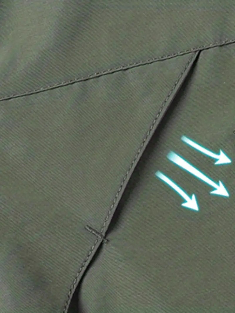 Karnz | Wasser- und Winddichte Herren Outdoor Jacke für alle Aktivitäten