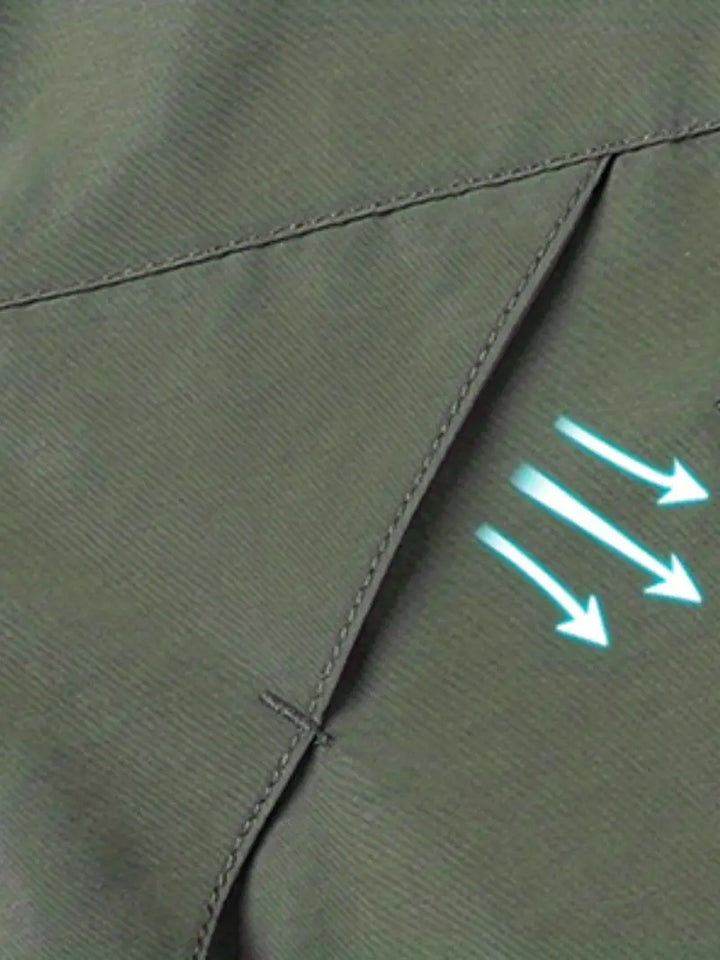 Karnz | Wasser- und Winddichte Herren Outdoor Jacke für alle Aktivitäten