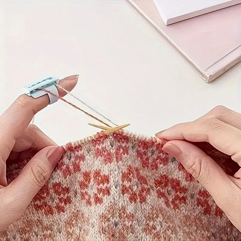 5-teiliger Satz Garn Führungsring – für komfortables und schnelles Stricken & Häkeln!