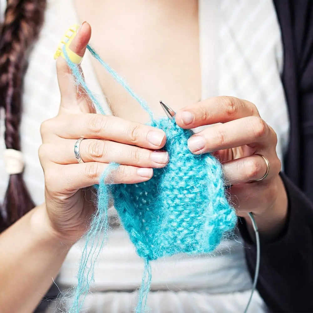 5-teiliger Satz Garn Führungsring – für komfortables und schnelles Stricken & Häkeln!