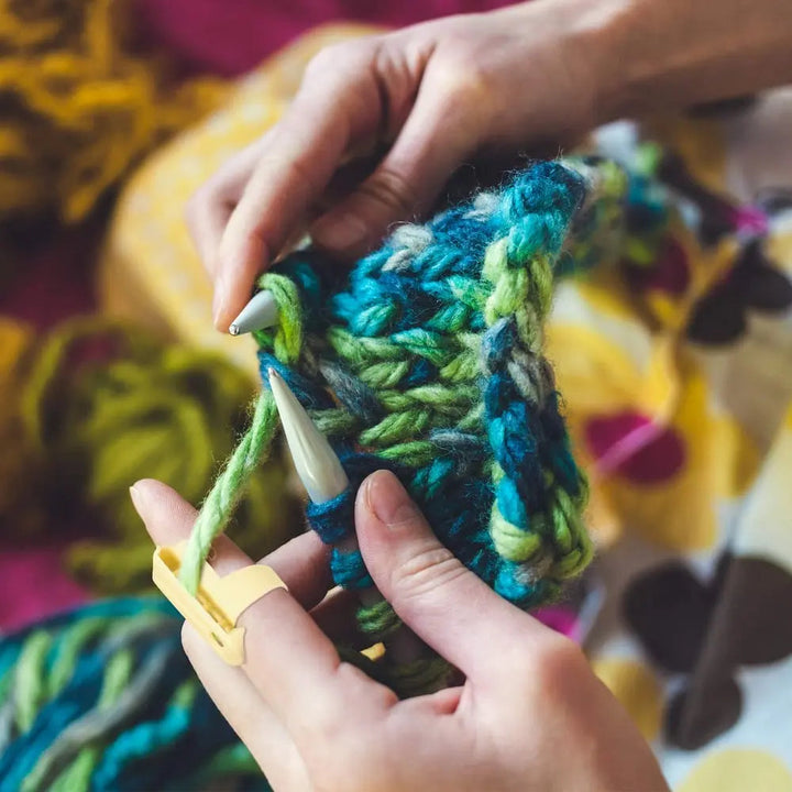 5-teiliger Satz Garn Führungsring – für komfortables und schnelles Stricken & Häkeln!