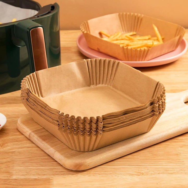 Antihaft-Papier-Backform für Heißluftfritteuse
