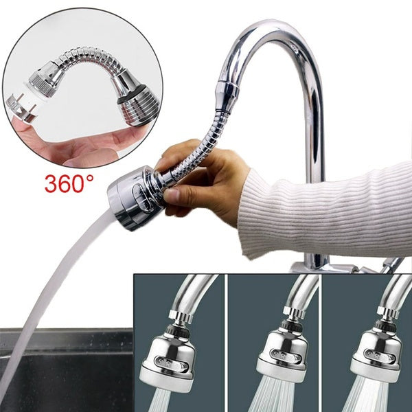 Wasserspar Aufsatz aus Edelstahl um 360 Grad beweglich ausziehbar | Karnz