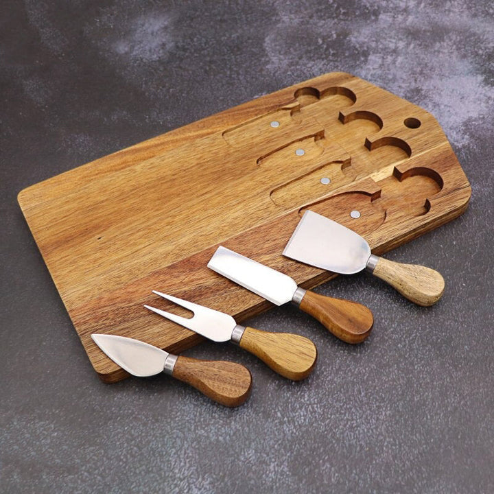 5pcs Käsetools Sets Käseplatten Schneider Messer Käsebrett Set | Karnz