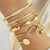 Karnz | 5 Stück Twist Bangle Armband Stapel