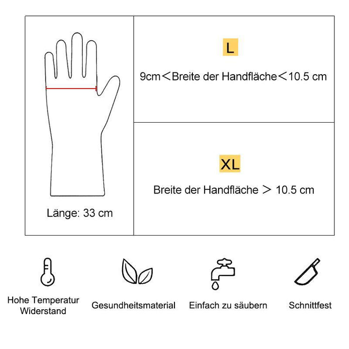 Unverwüstliche Gummihandschuhe (1 Paar) | Karnz