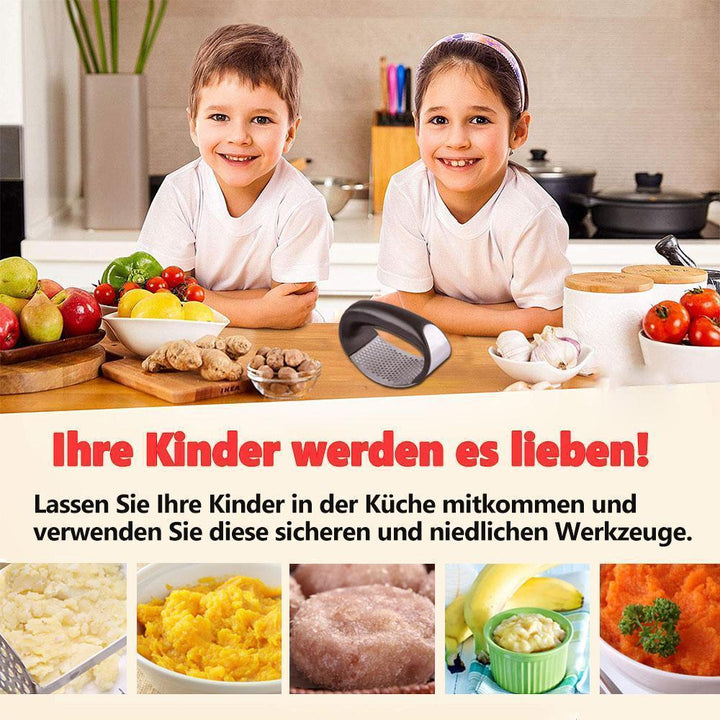 Premium Edelstahl Knoblauchpresse | Karnz