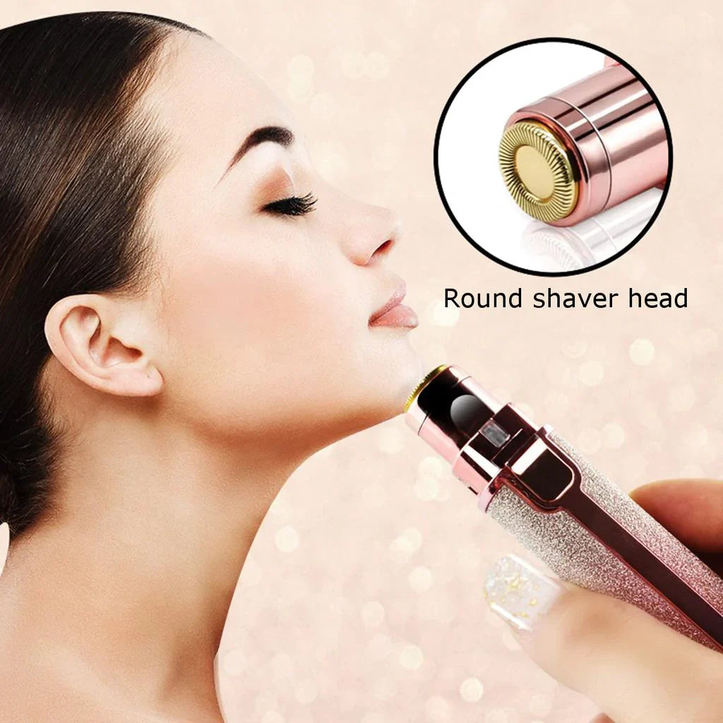 2 in 1 Gesichts-Haartrimmer mit Licht Karnz
