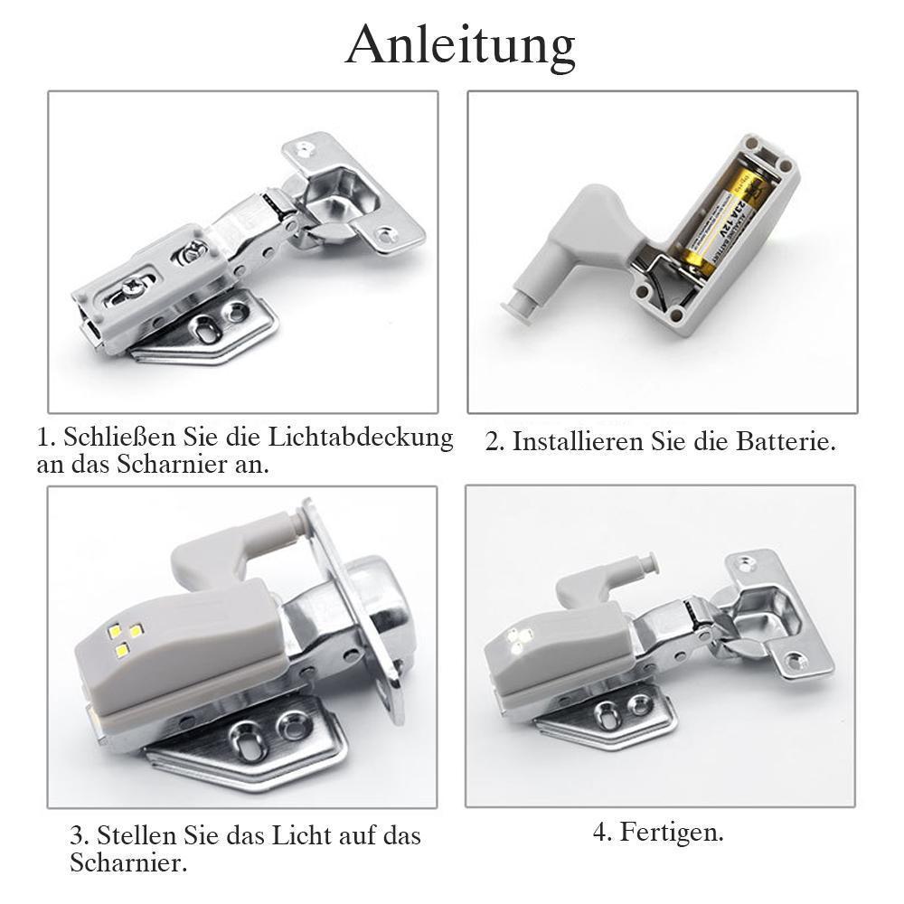 Bequee Super Hell LED Scharnierlicht(10 Stück) | Karnz