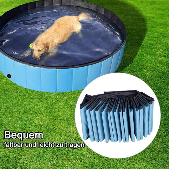 Klappbares PVC-Hundepool mit Ablassventil Karnz