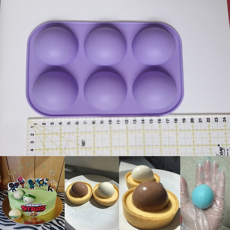 6 Löcher Silikonbackform | Karnz