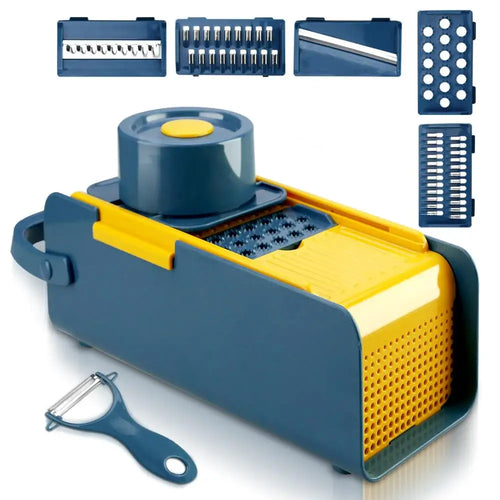 6-in-1 Multifunktionaler Gemüseschneider Set Küchen Zubehör Werkzeug | Karnz