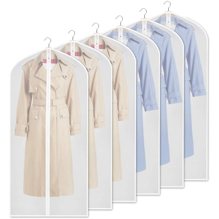 6-teilig: Zilink Transparenter Kleidersack