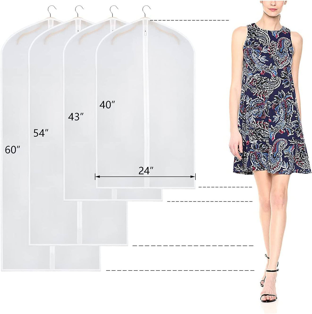 6-teilig: Zilink Transparenter Kleidersack
