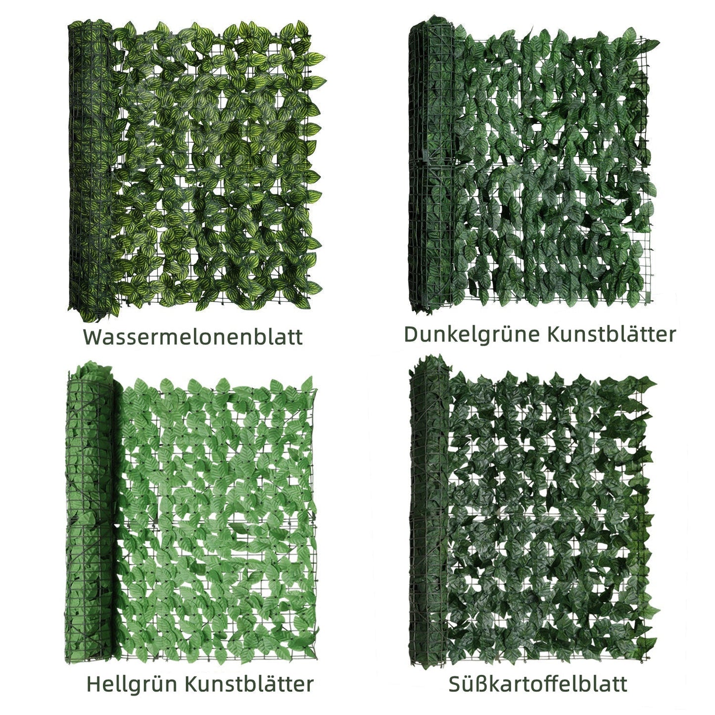 Künstliche Efeu Hecke Sichtschutz 1x3m | Karnz