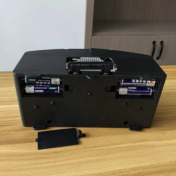 Automatischer Spielkartenmischer – Ideal für 2/4/6 Kartenspiele, elektrischer Spielkartenmischer für Poker