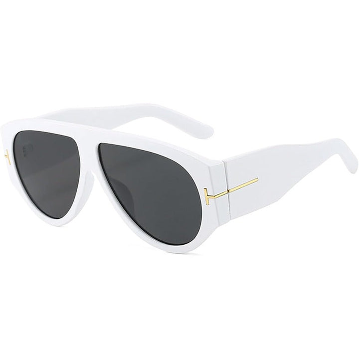 Oversized UV400 Flieger-Sonnenbrille Karnz
