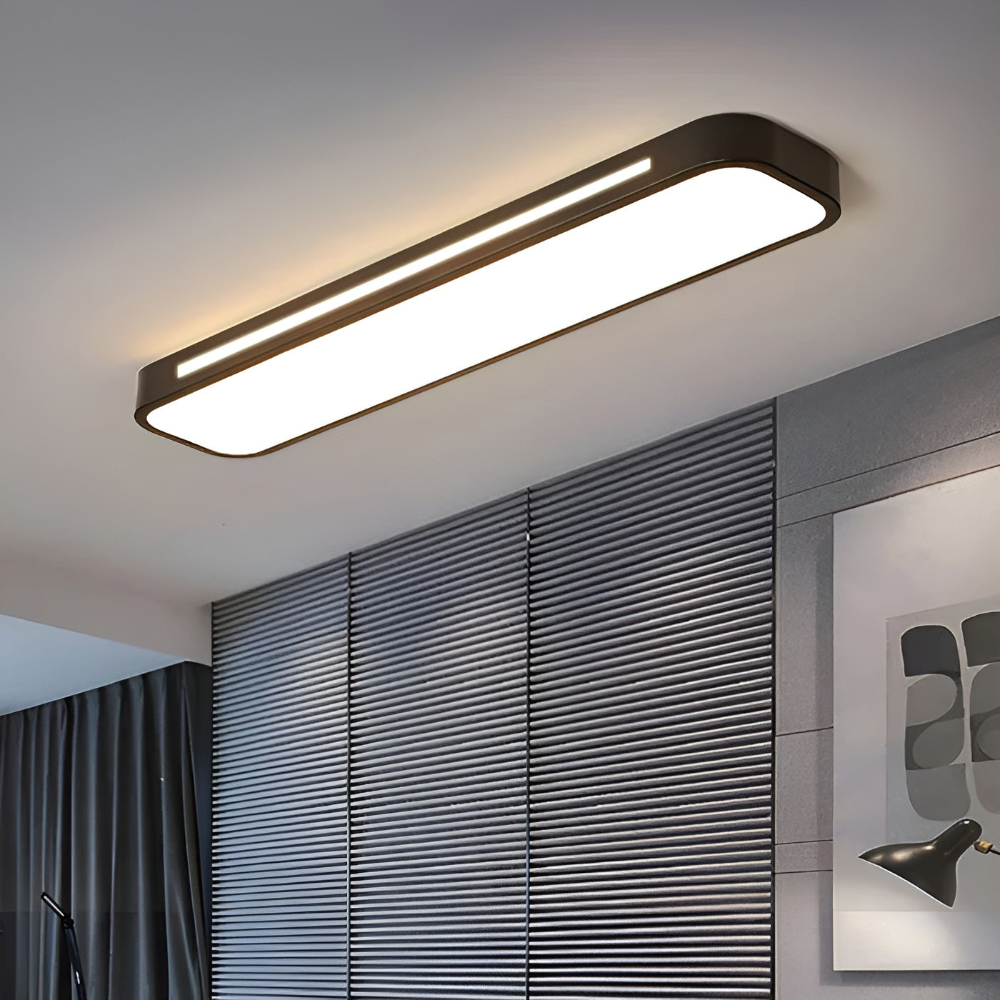 Rechteckige Deckenleuchte – Klare Linien & modernes Design | Perfekt für Wohn- und Essbereich