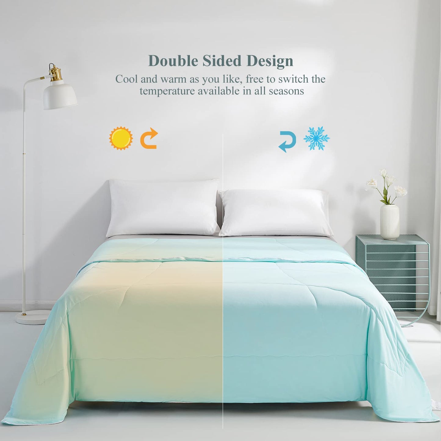 Ultra Soft Cloudy 3D Kühlkomfortdecke Extreme Q Max 0.5-Lake Blue | Karnz